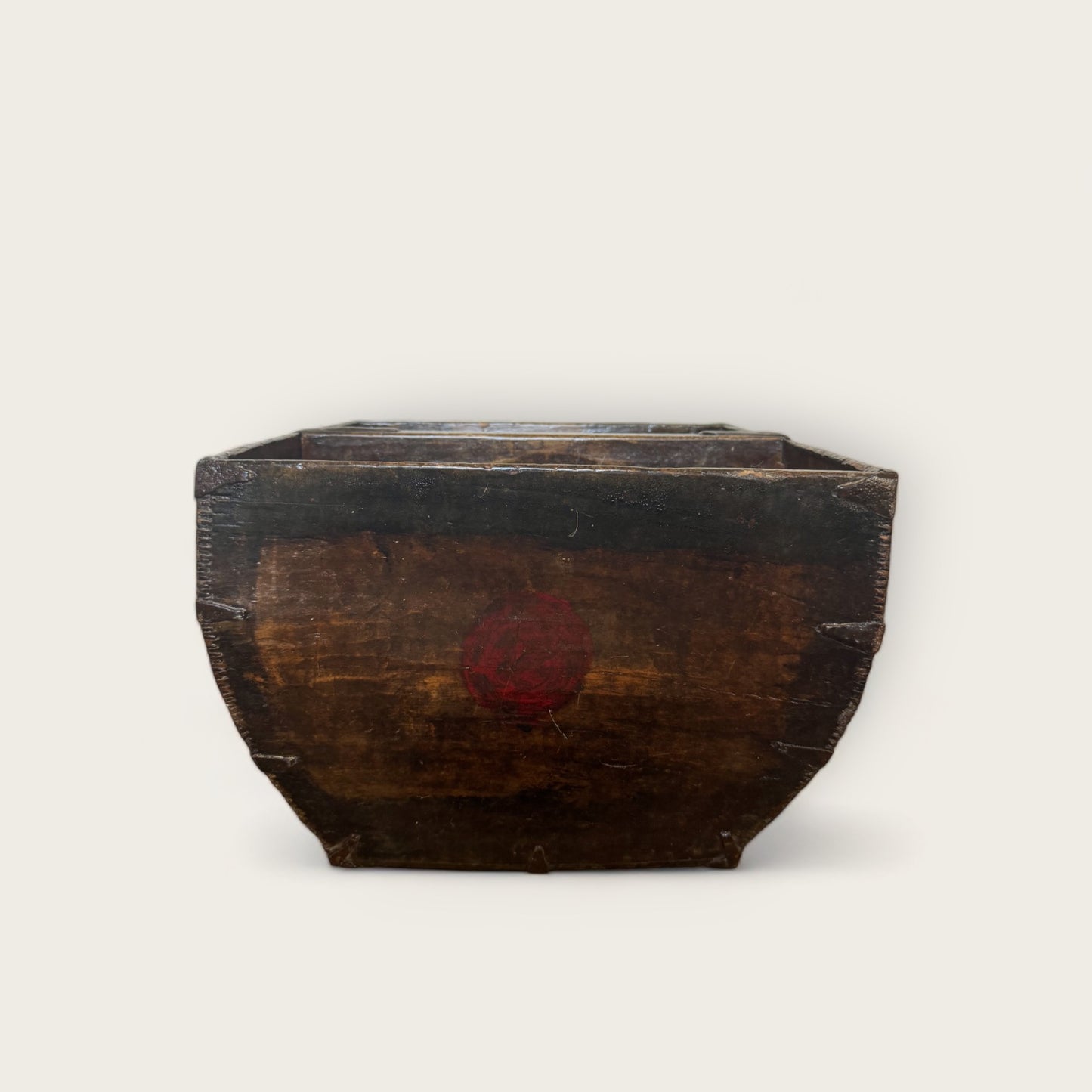 Vintage Wood Rice Box