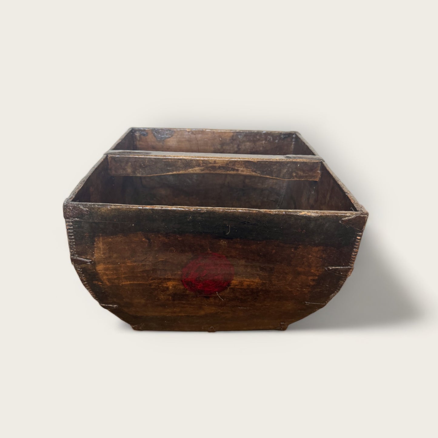 Vintage Wood Rice Box