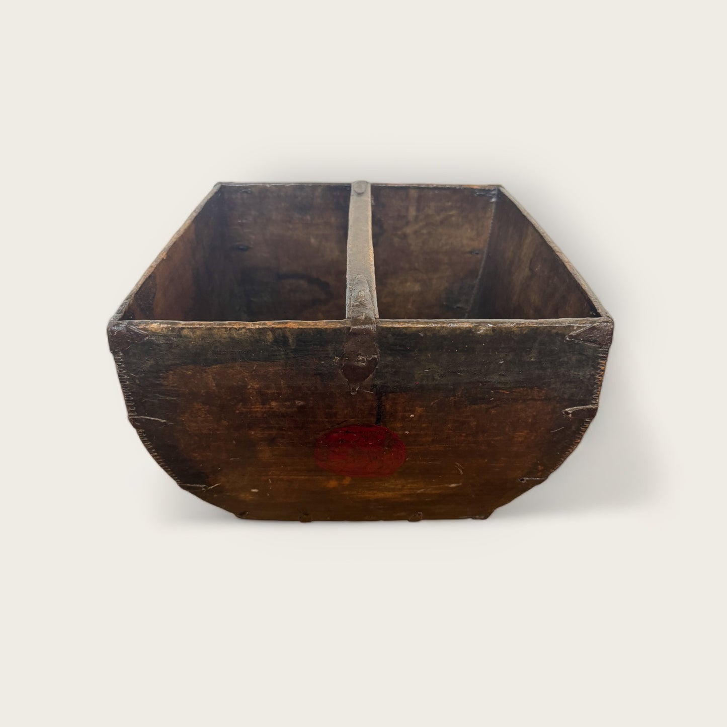 Vintage Wood Rice Box