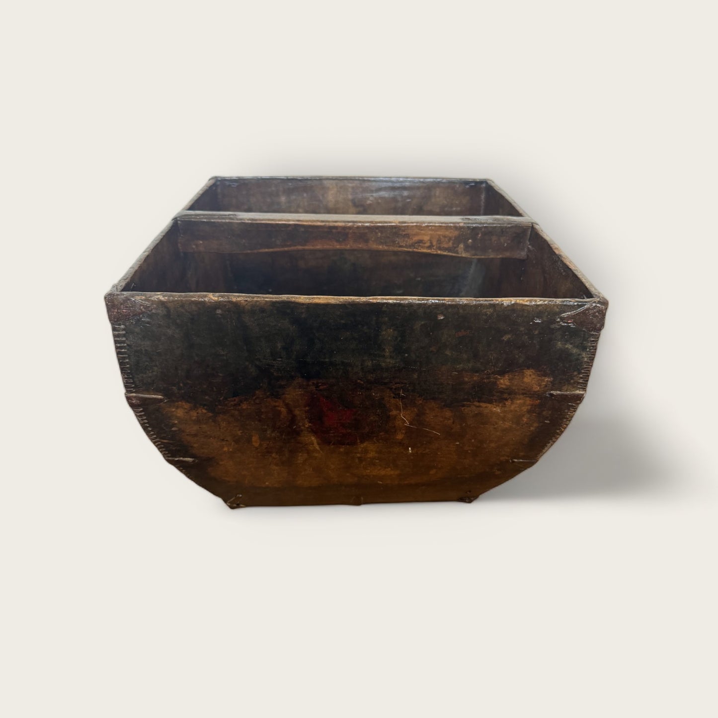 Vintage Wood Rice Box