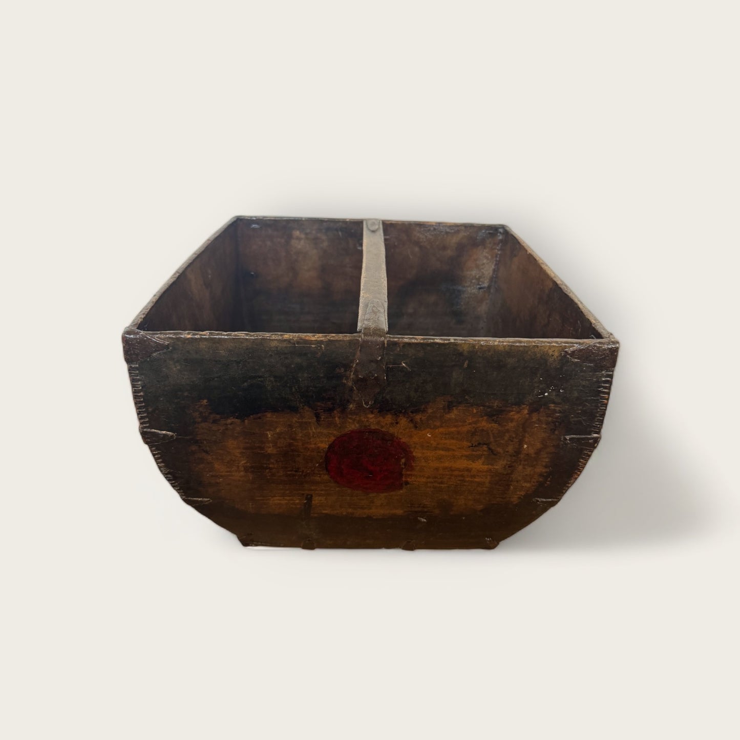 Vintage Wood Rice Box