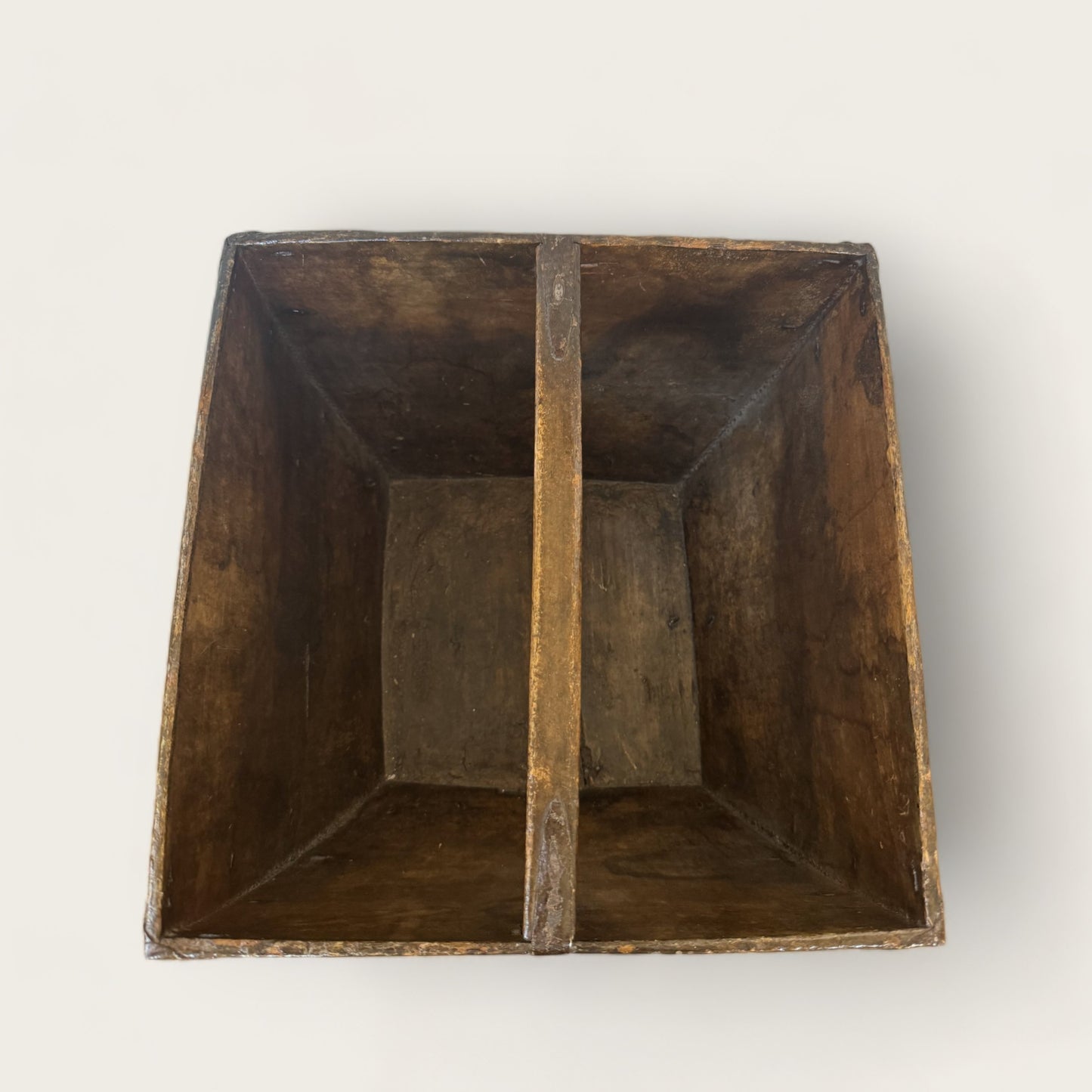 Vintage Wood Rice Box