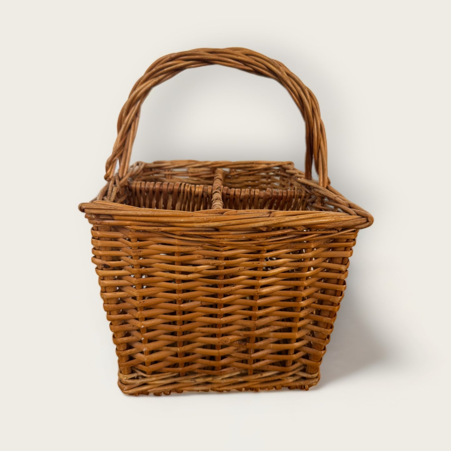 Vintage 4-Compartment Basket