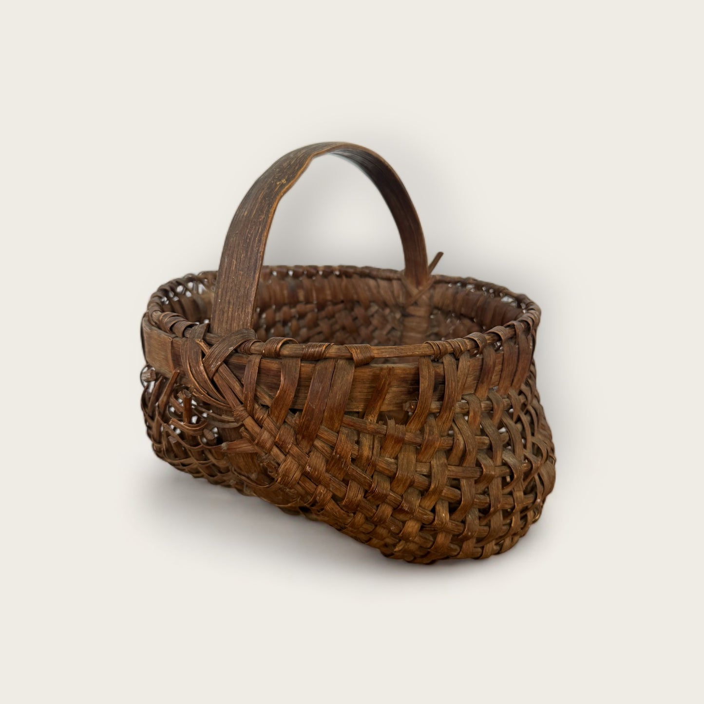 Antique Gathering Basket