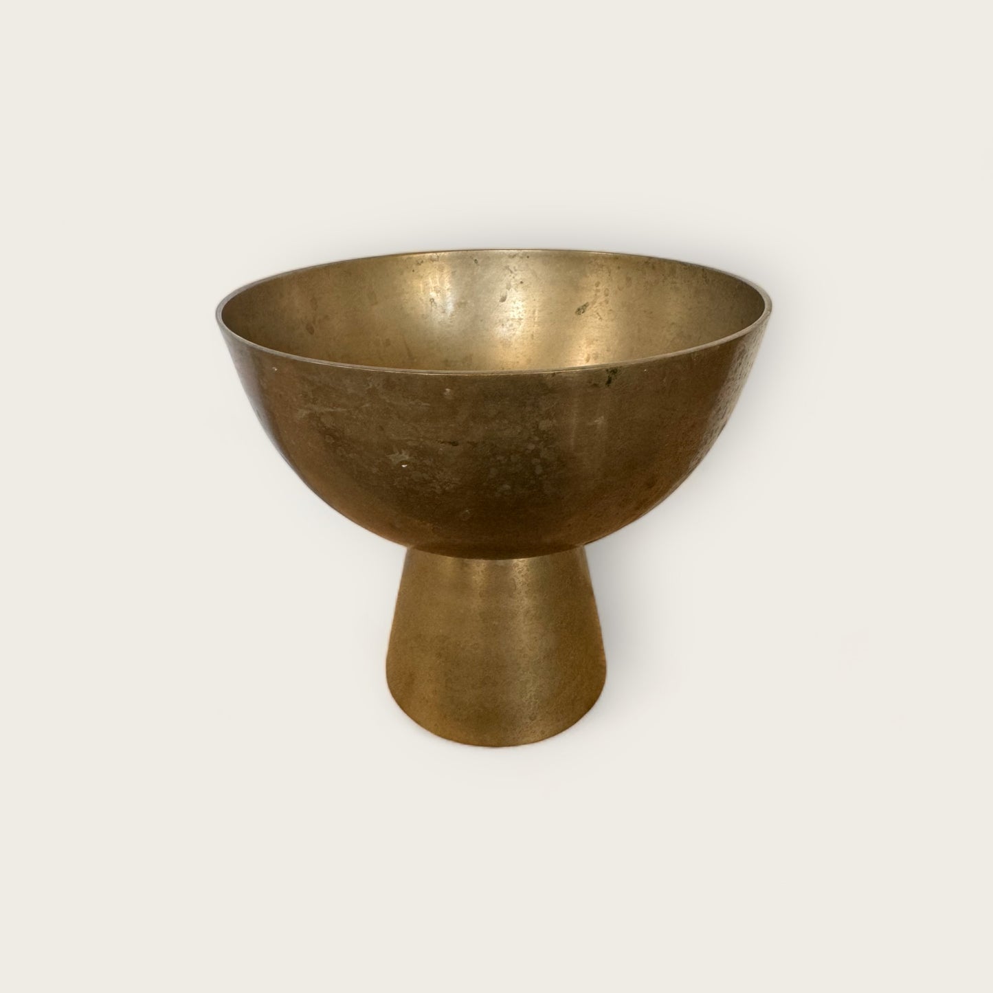 Brass Pedestal Bowl