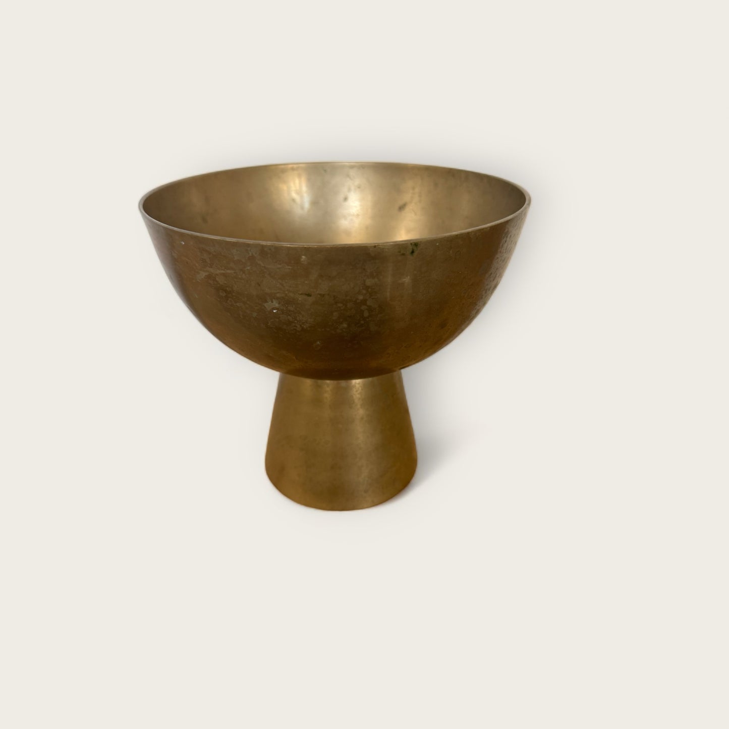 Brass Pedestal Bowl