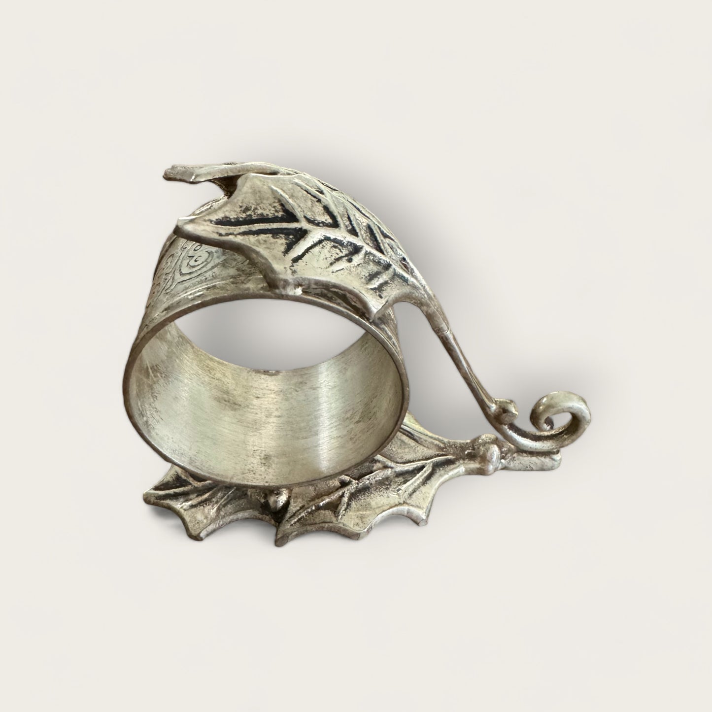 Silver Leaf Napkin Rings