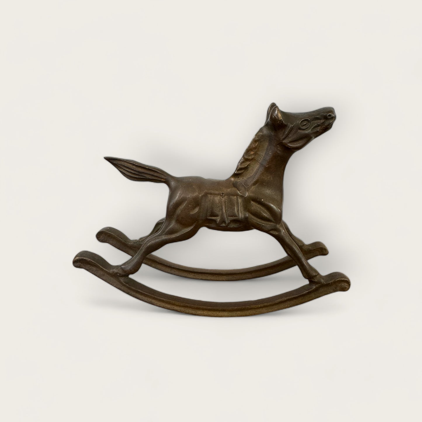 Brass Rocking Horse