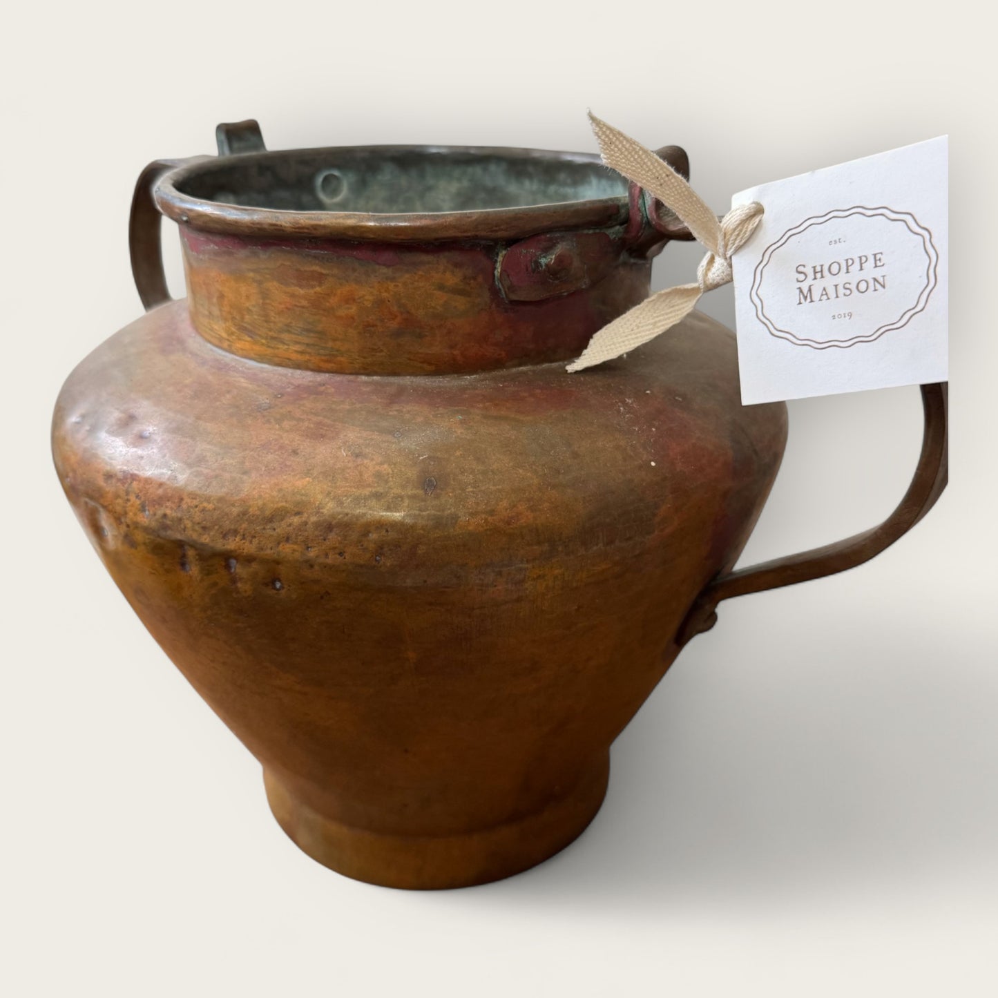 Antique Copper Vase