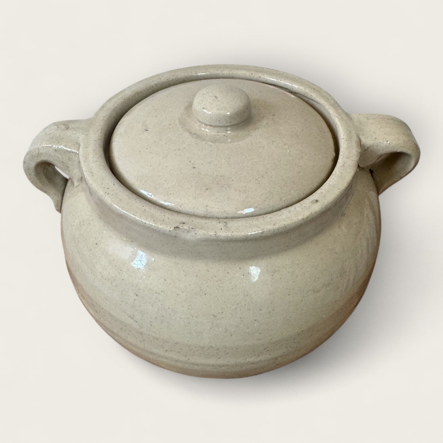 Stoneware Pot with Lid