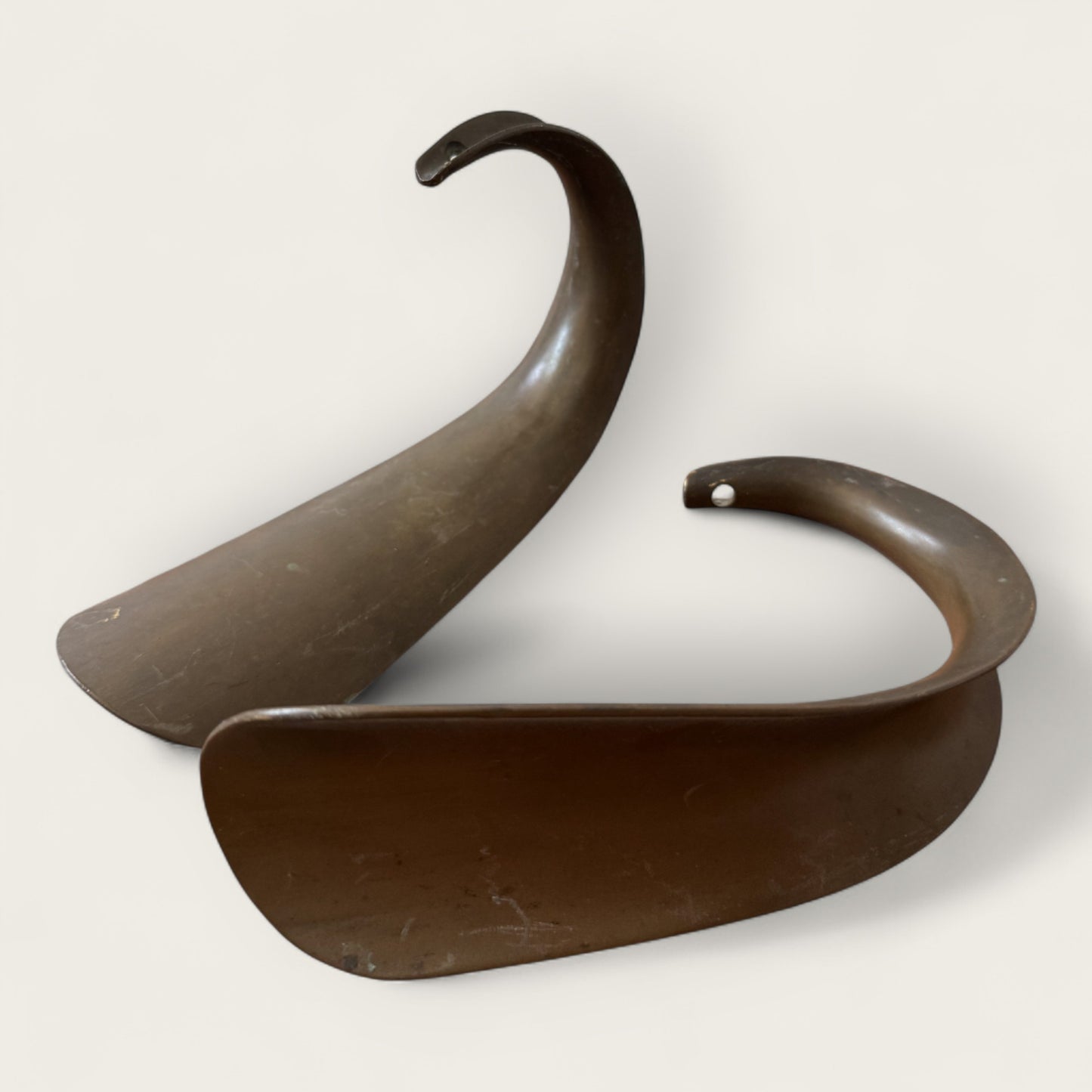Antique Brass Shoe Horns (set of 2)