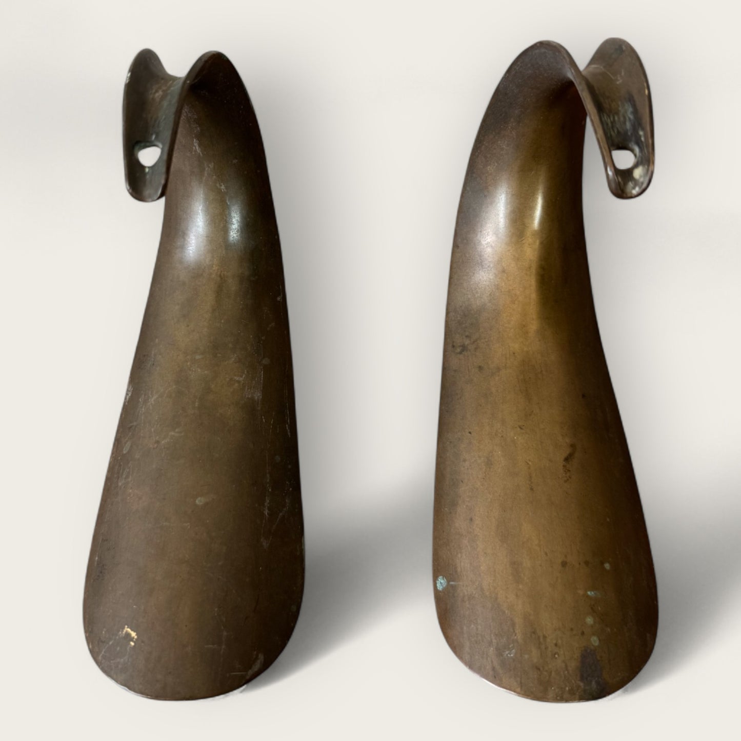 Antique Brass Shoe Horns (set of 2)