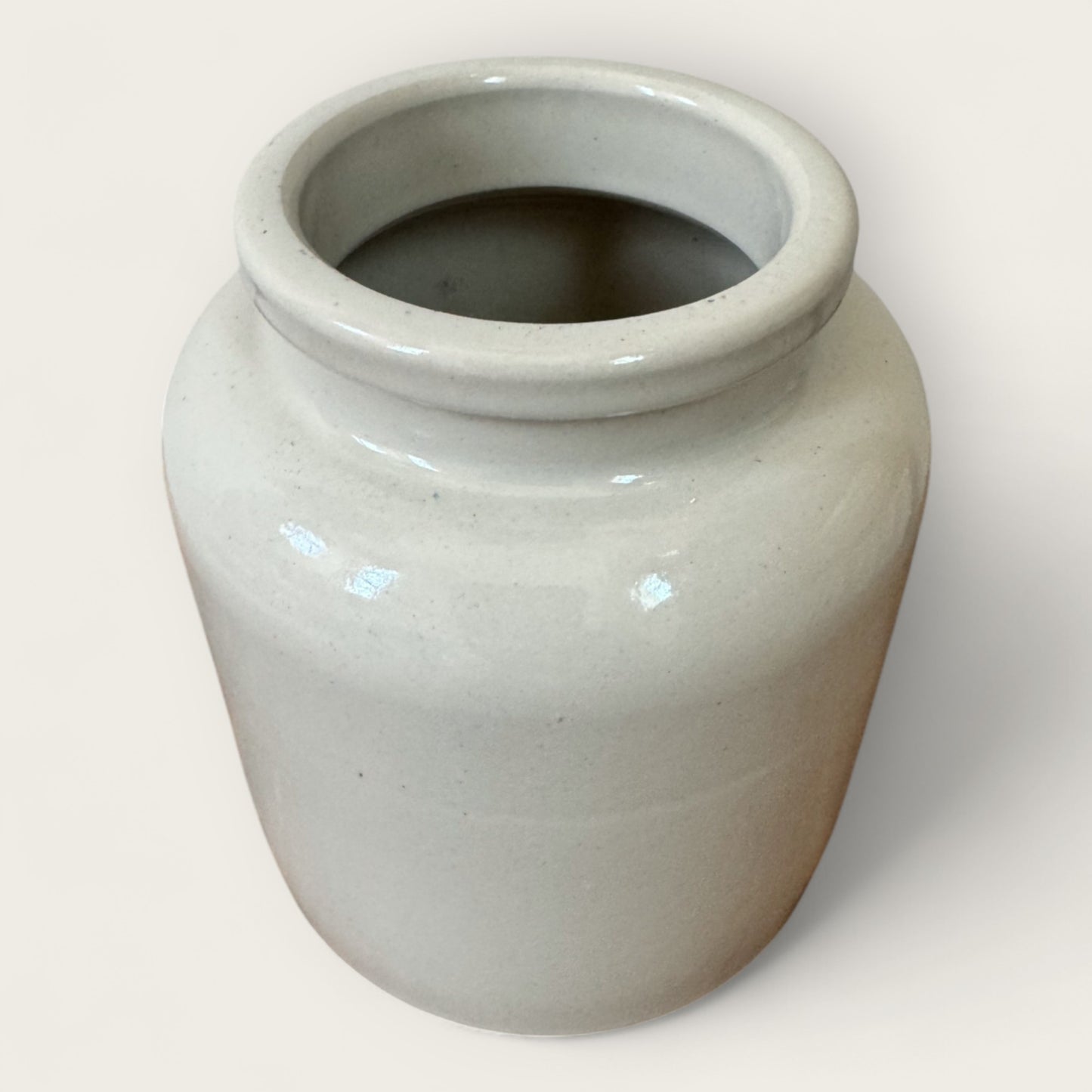 Small Stoneware Mustard Crock