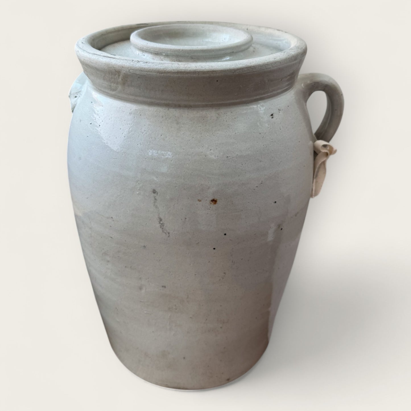 XL Stoneware Butter Churn
