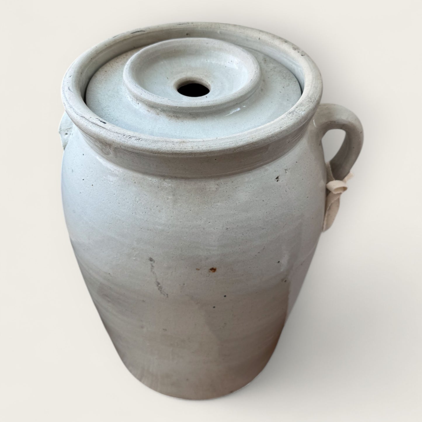 XL Stoneware Butter Churn