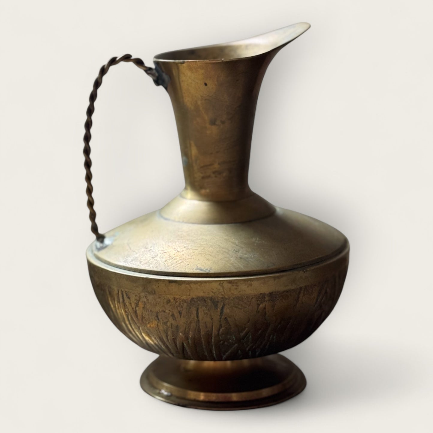 Vintage Brass Pitcher