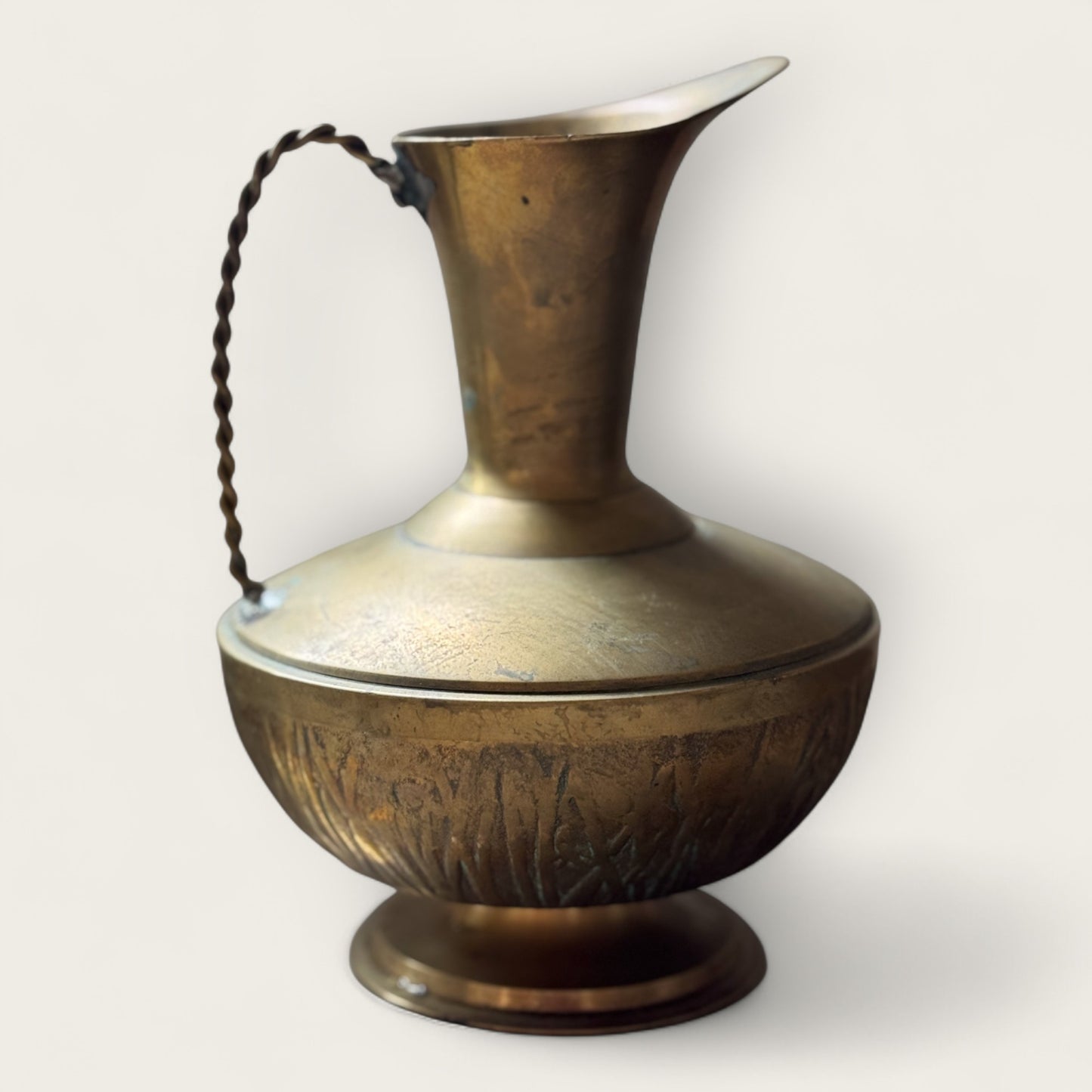 Vintage Brass Pitcher