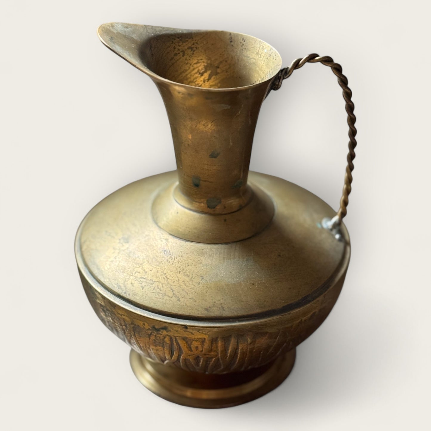 Vintage Brass Pitcher