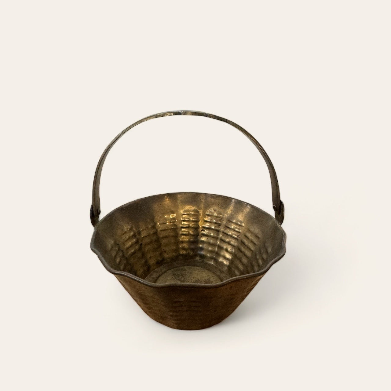 Mini Brass Basket