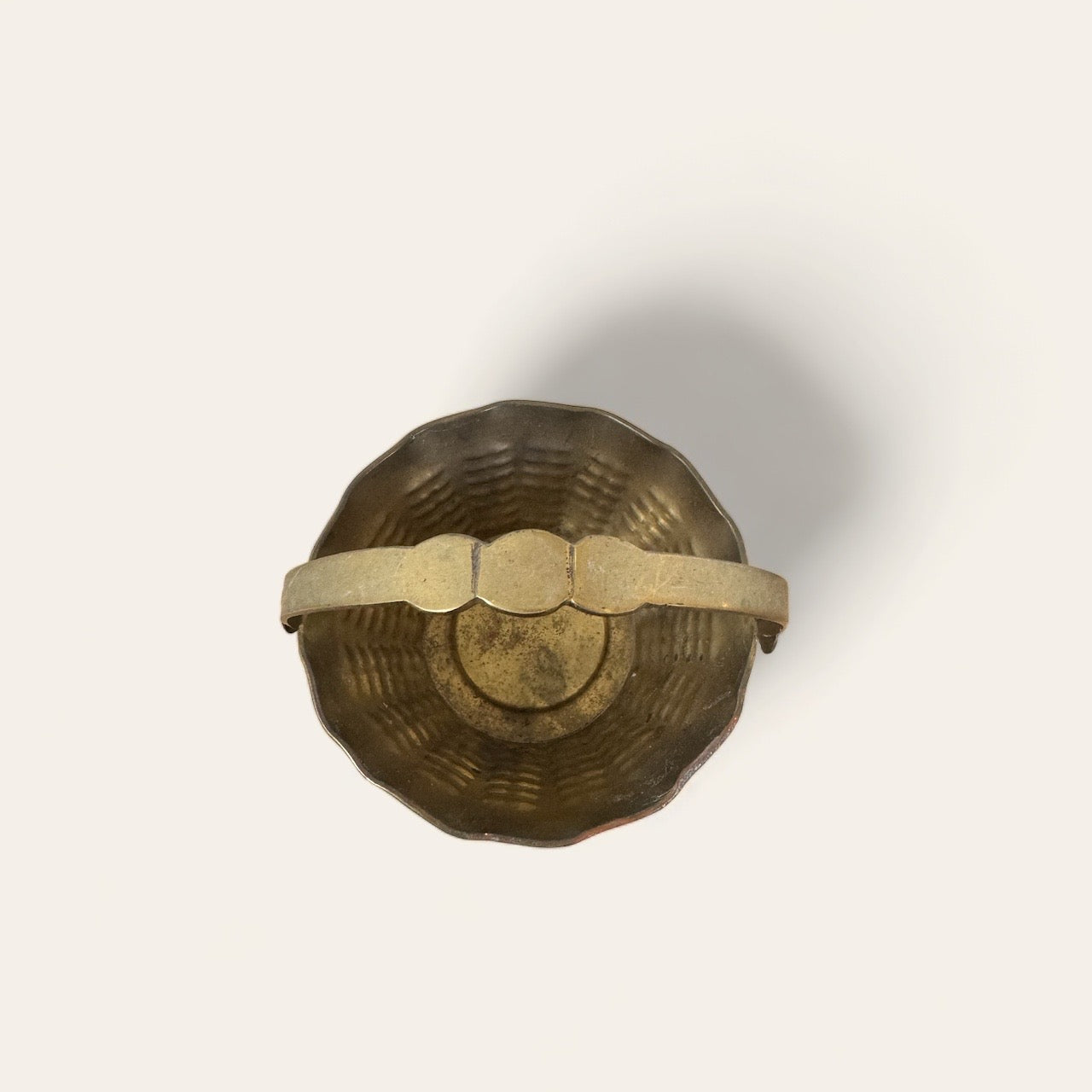 Mini Brass Basket