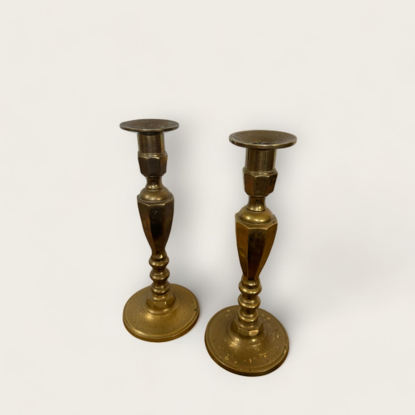 Vintage Brass Candle Holders