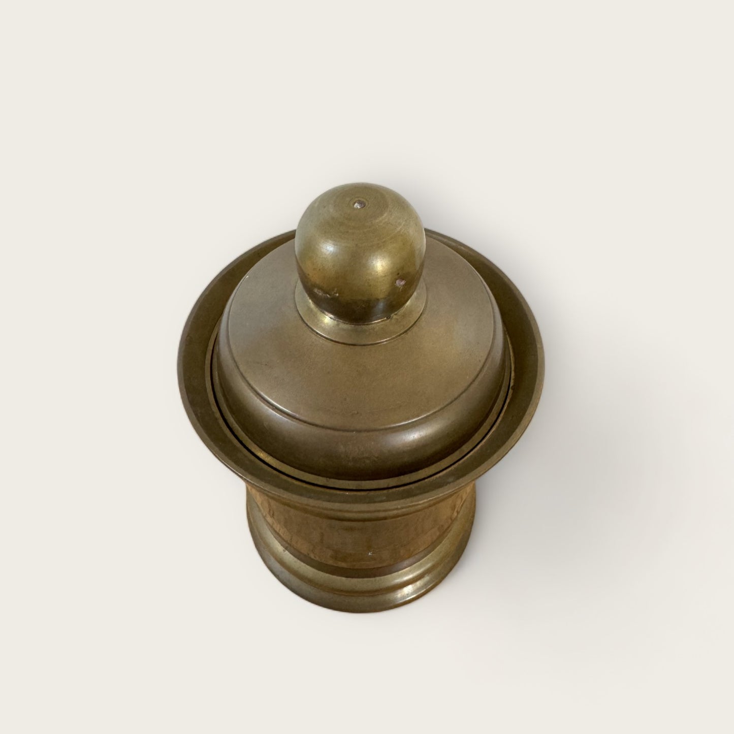 Vintage Brass Canister