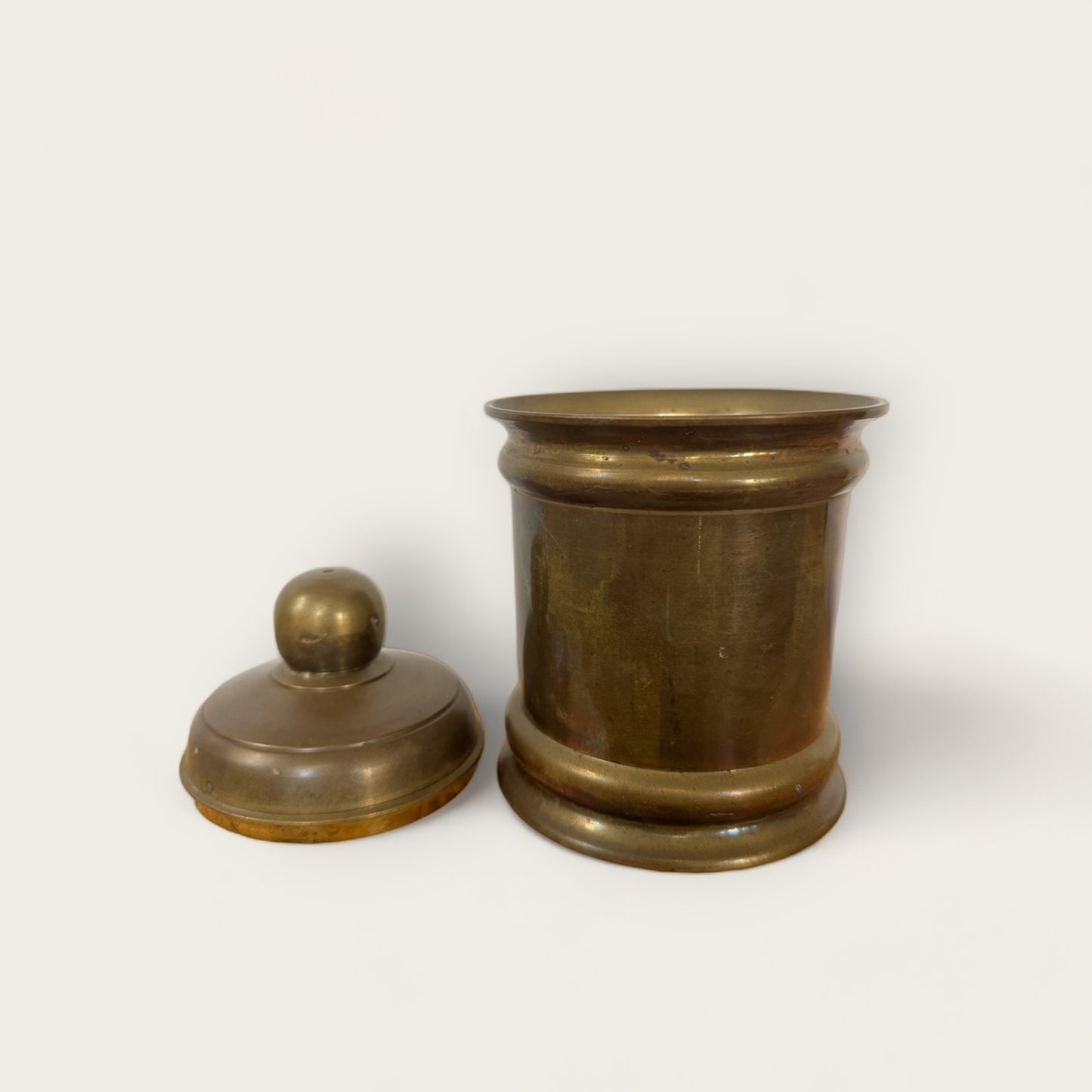 Vintage Brass Canister