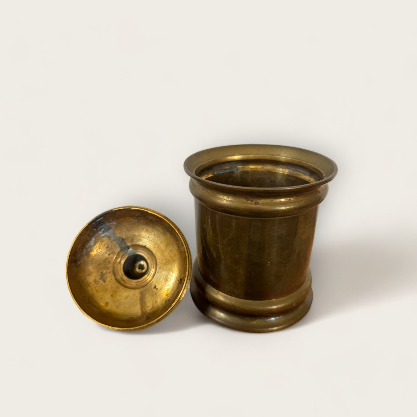 Vintage Brass Canister