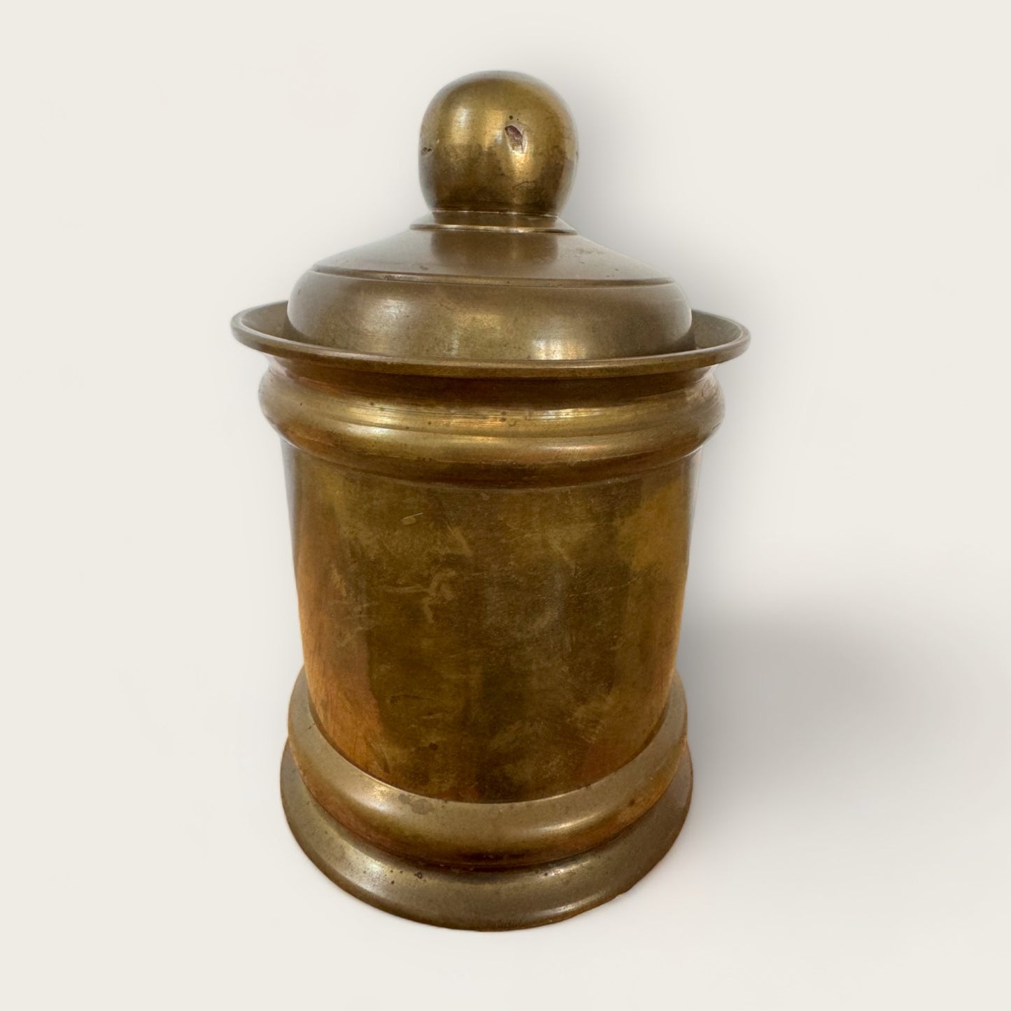 Vintage Brass Canister