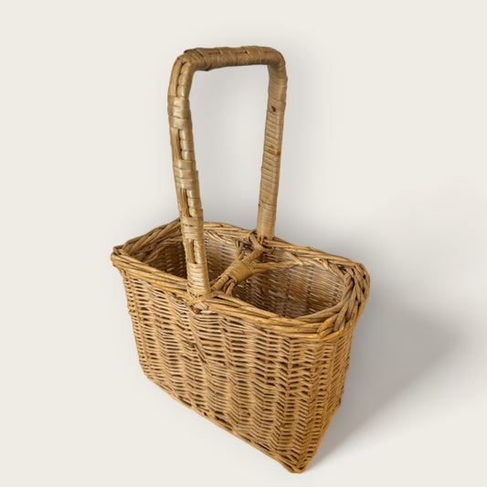 Vintage Wine Basket