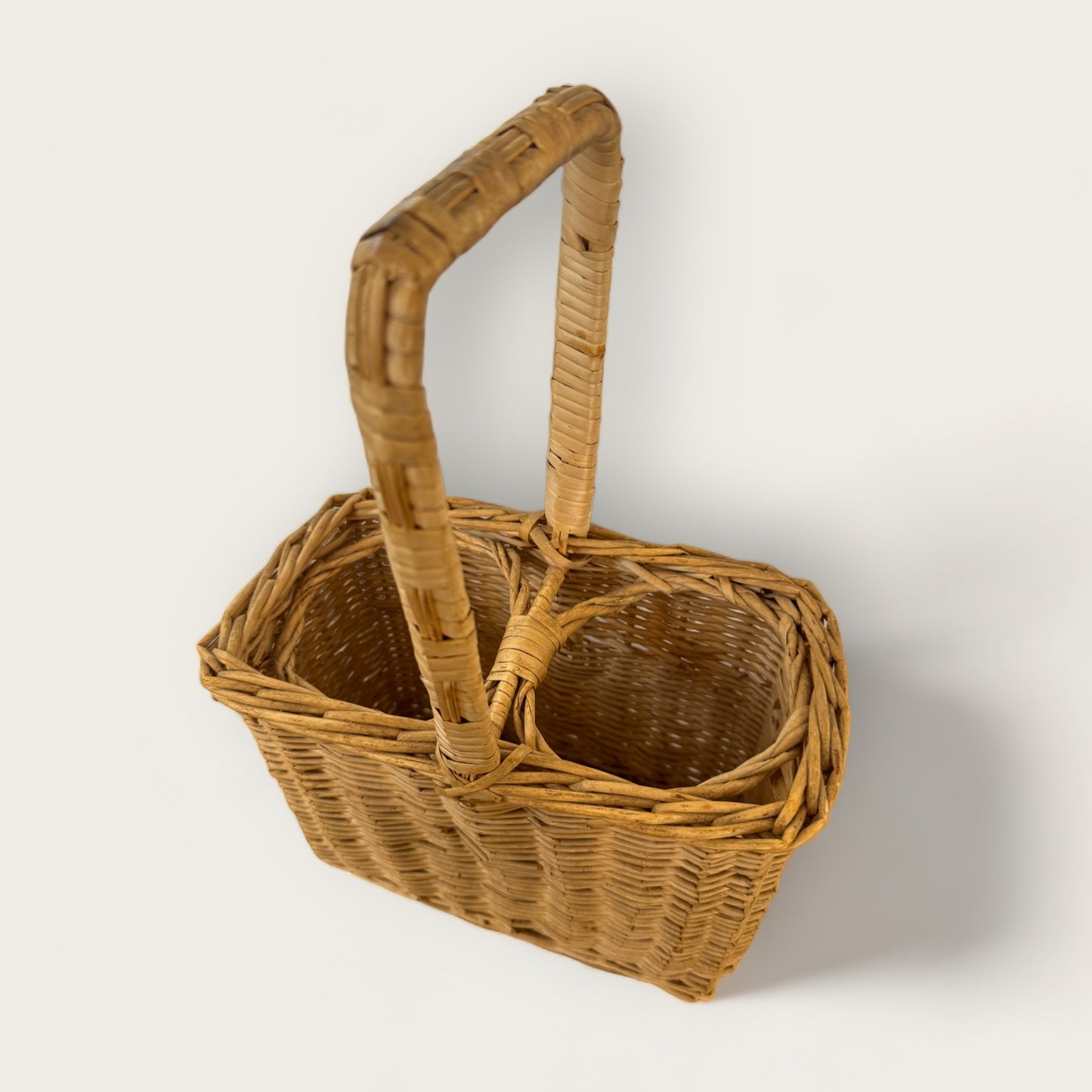 Vintage Wine Basket