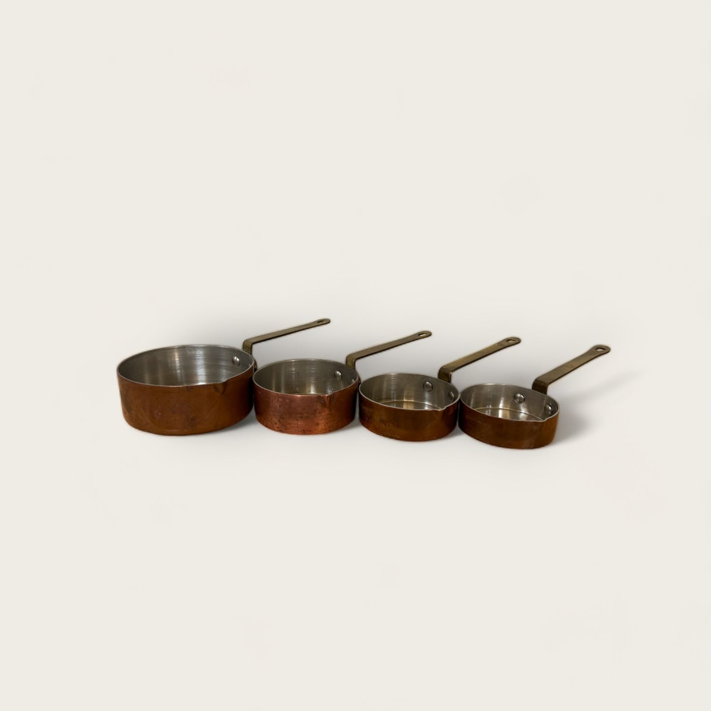 Vintage Copper Measuring Cups