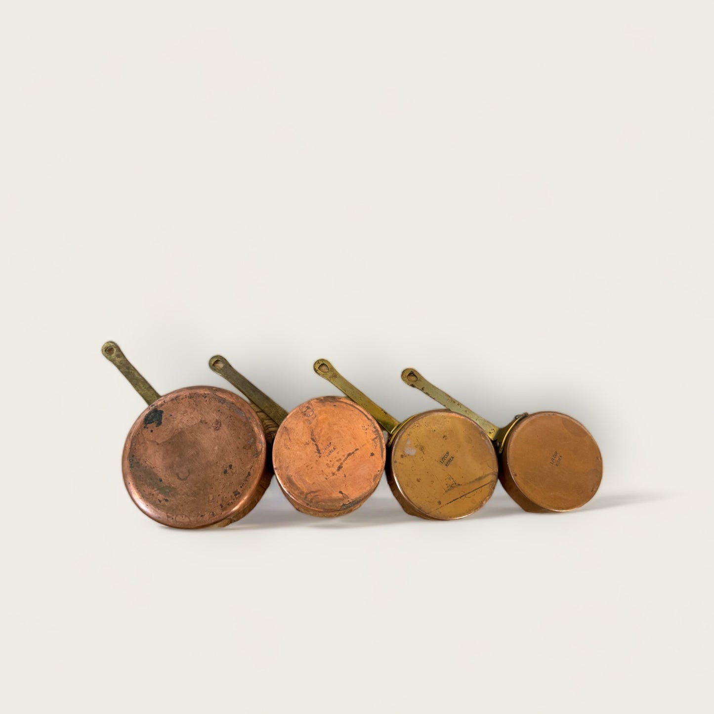 Vintage Copper Measuring Cups