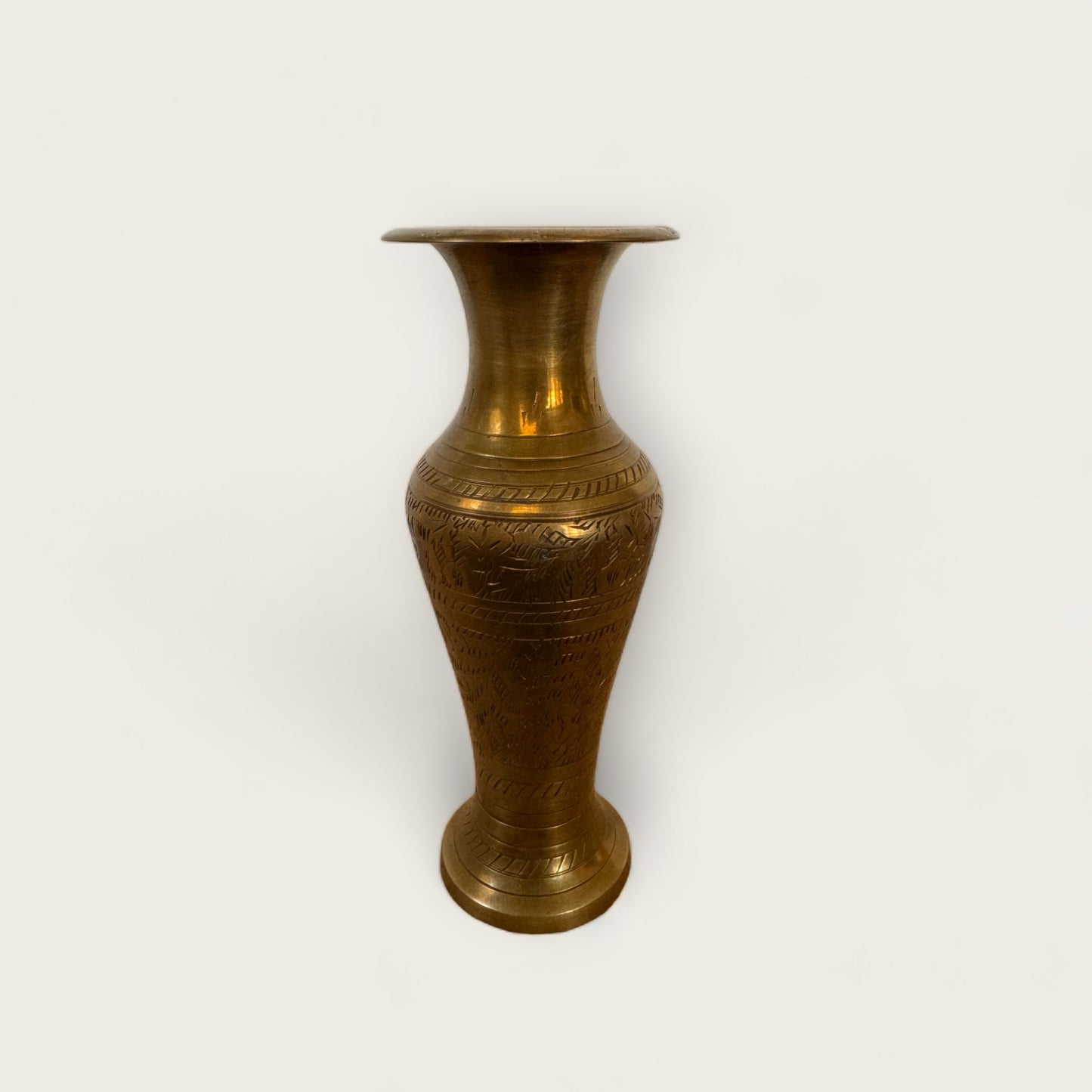 Vintage Brass Bud Vase