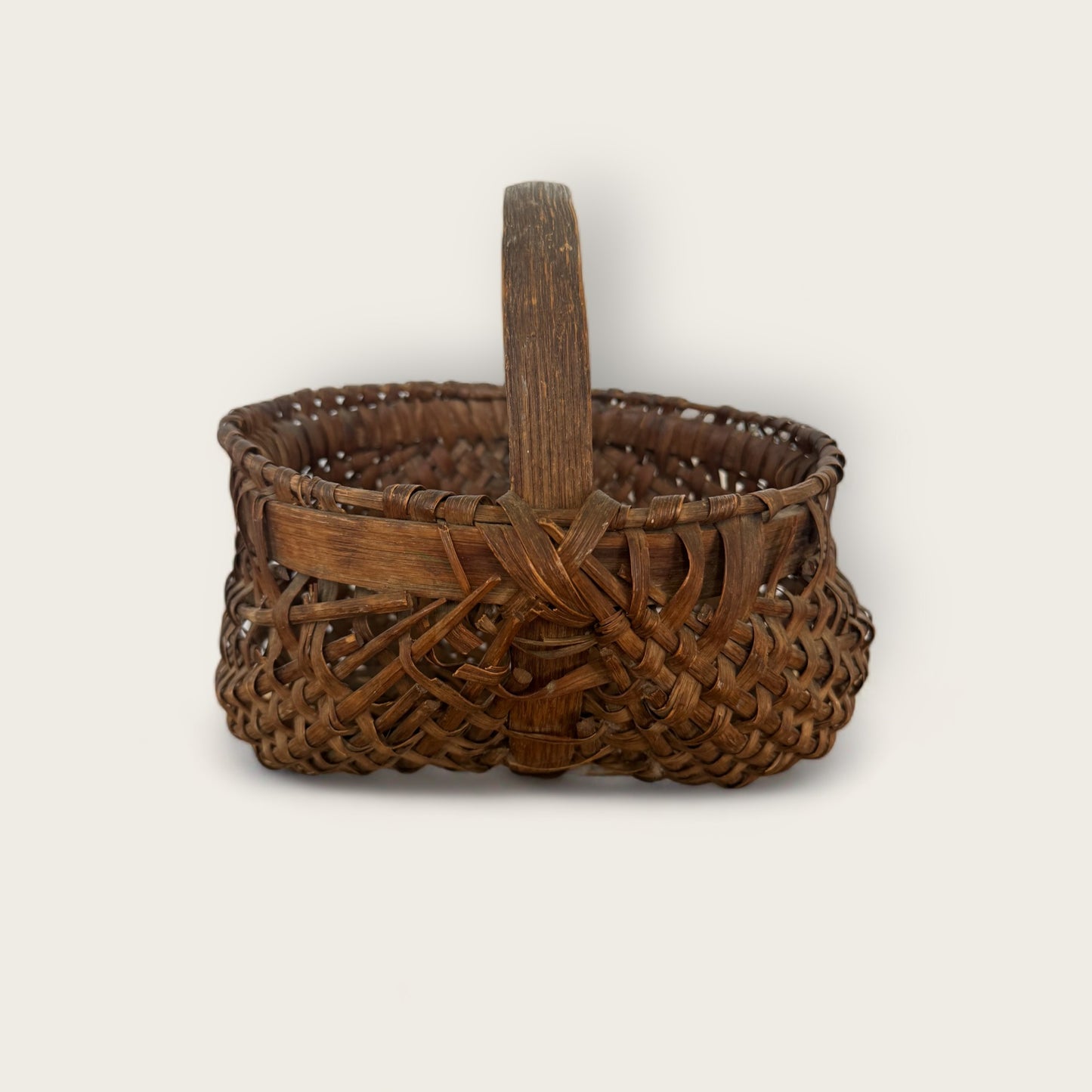 Antique Gathering Basket