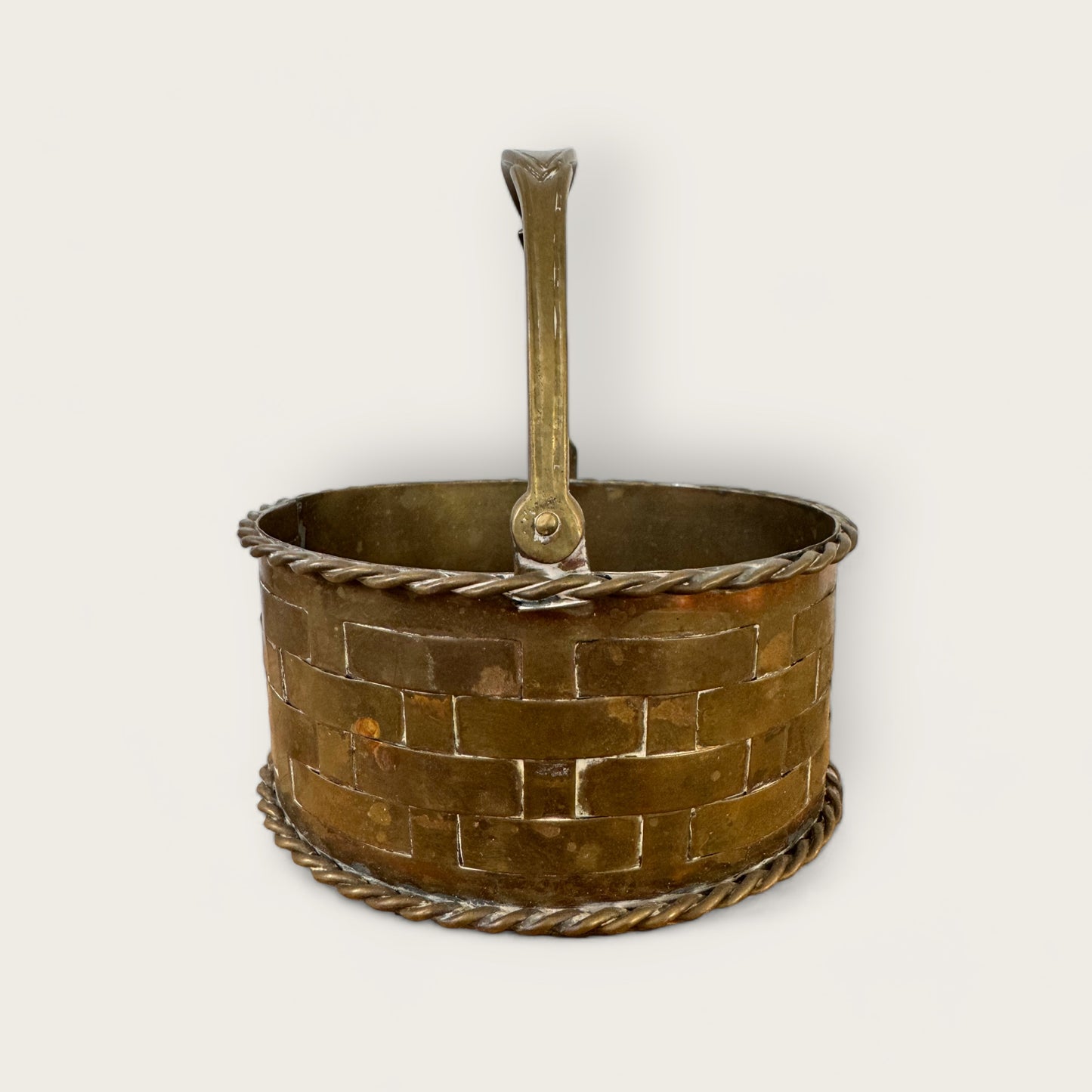 Mini Brass Basket