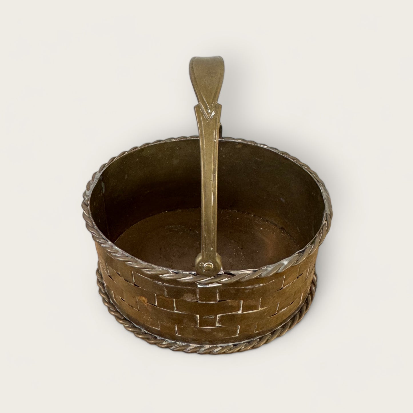 Mini Brass Basket