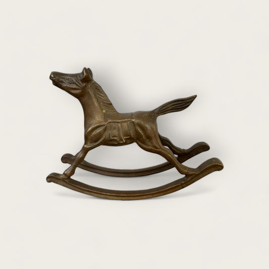 Brass Rocking Horse