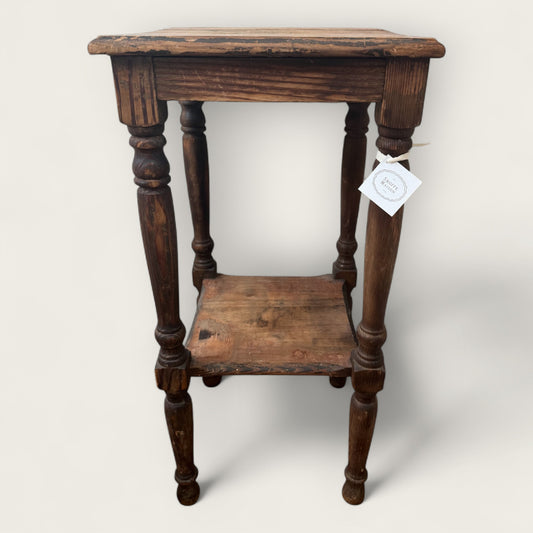 Vintage Wood Side Table