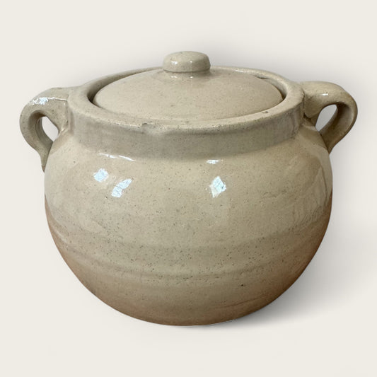 Stoneware Pot with Lid
