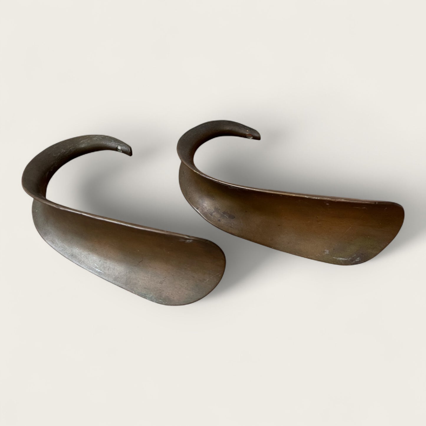 Antique Brass Shoe Horns (set of 2)