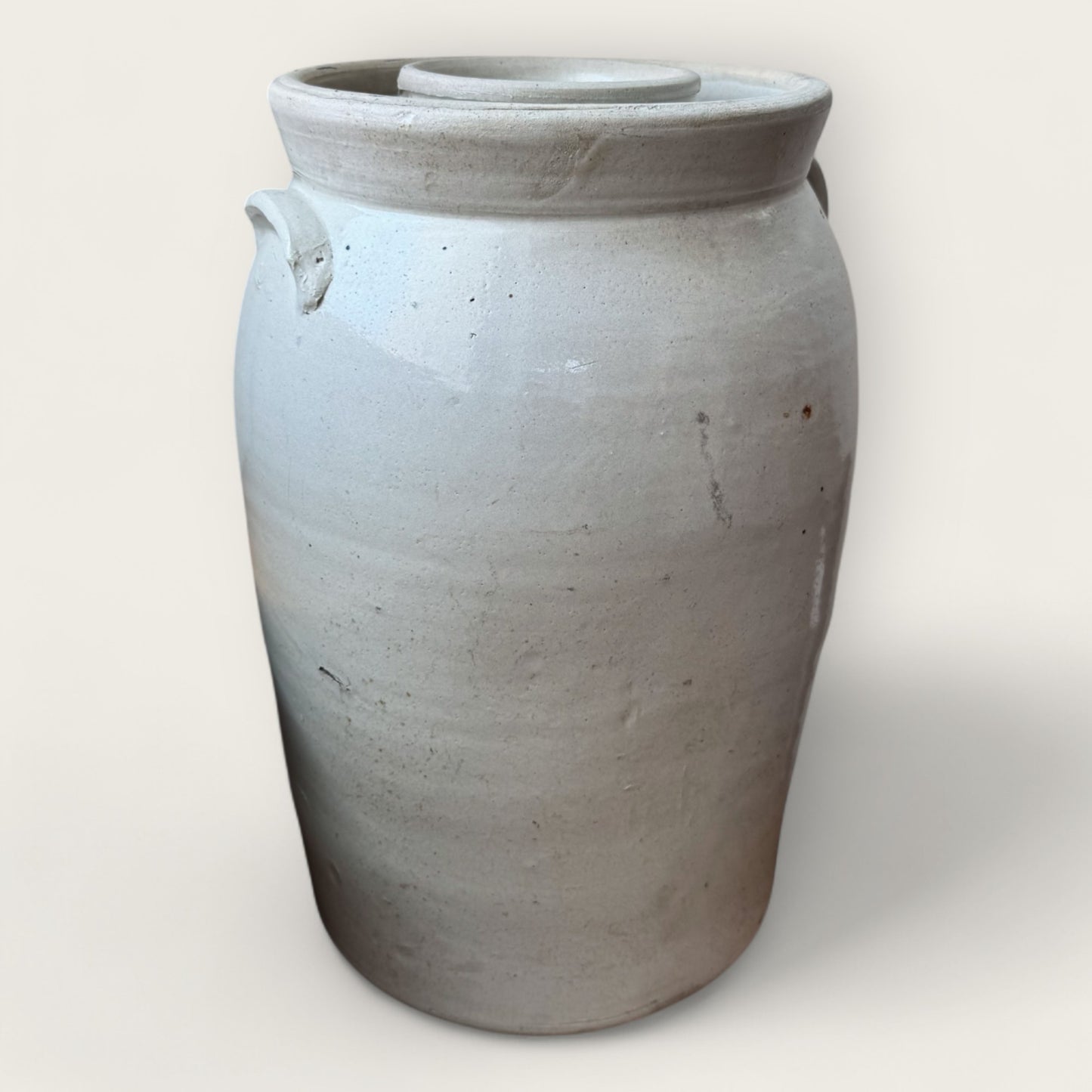 XL Stoneware Butter Churn