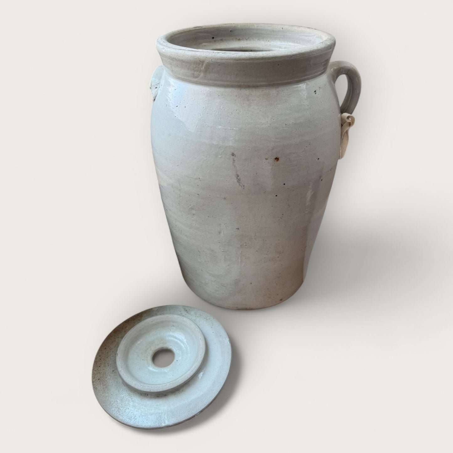 XL Stoneware Butter Churn