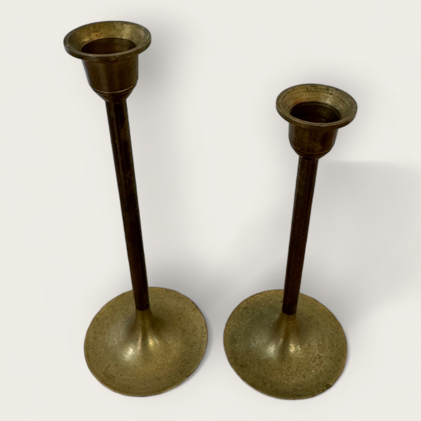 Brass Candlestick Holder Set