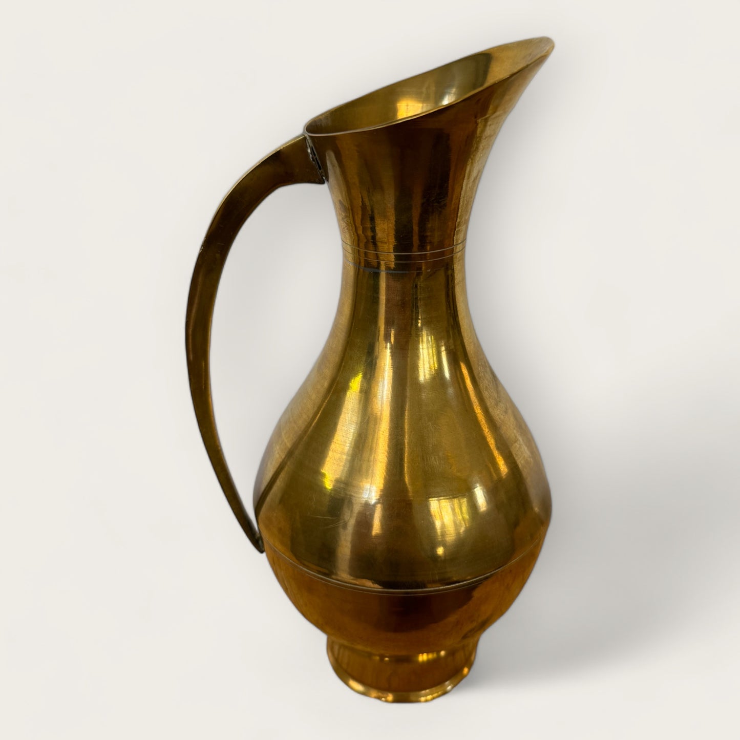 Small Brass Pitcher Vase