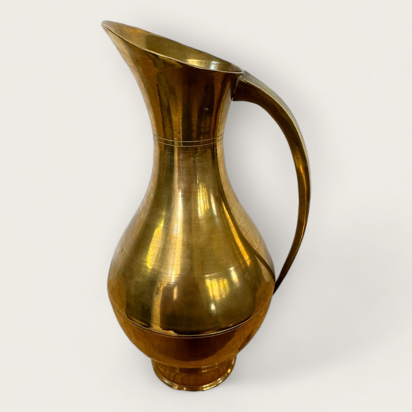 Small Brass Pitcher Vase