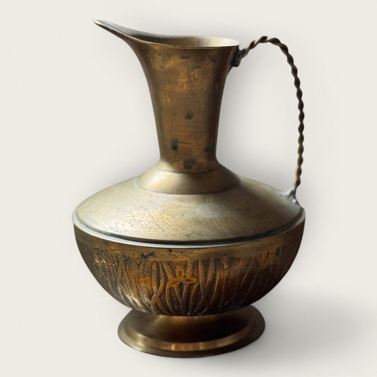 Vintage Brass Pitcher