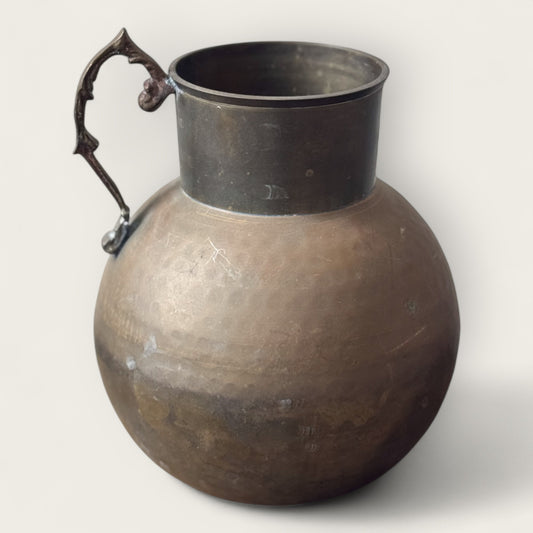 Hammered Brass Pitcher